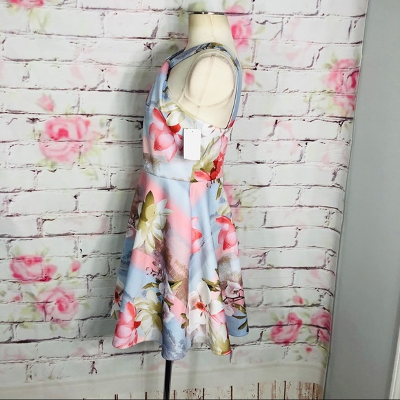 Ted Baker Umerta floral skater dress NWOT - Picture 11 of 16